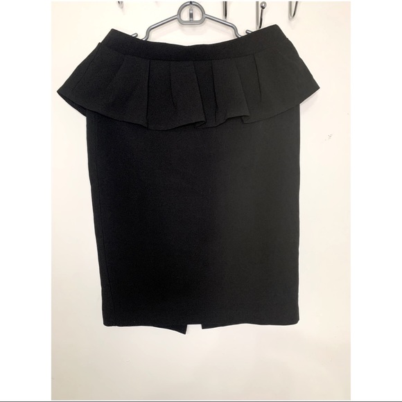 XOXO black peplum pencil skirt - Picture 2 of 4